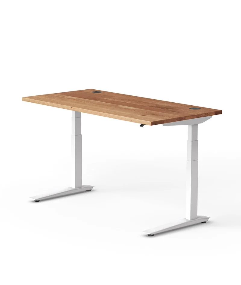 Fully Bureau assis-debout Jarvis en bois massif* 1400 x 800