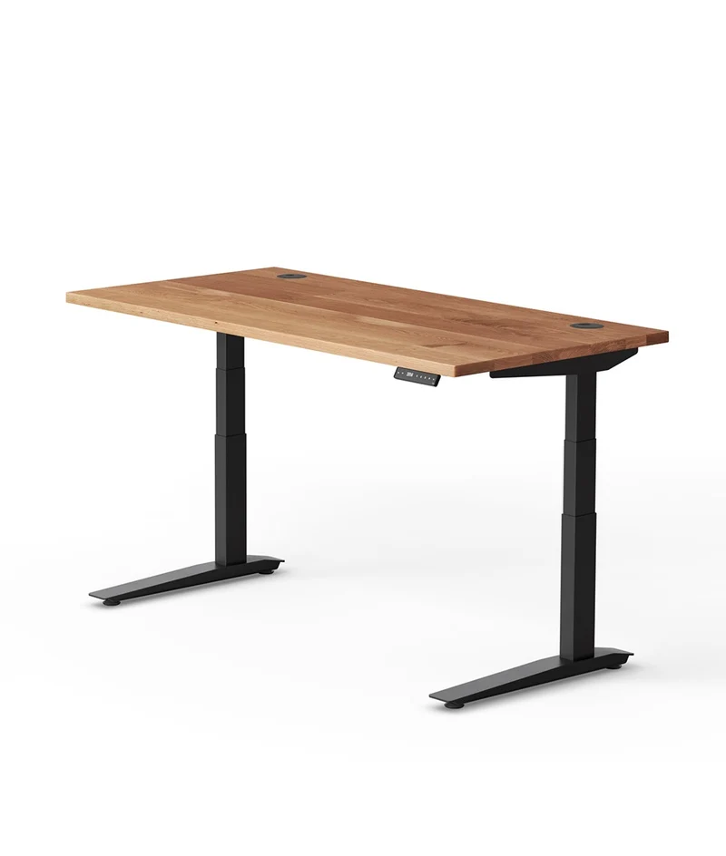 Fully Bureau assis-debout Jarvis en bois massif* 1200 x 800
