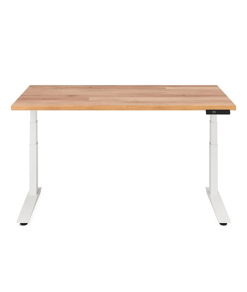 Fully Bureau assis-debout Jarvis en bois massif* 1200 x 800