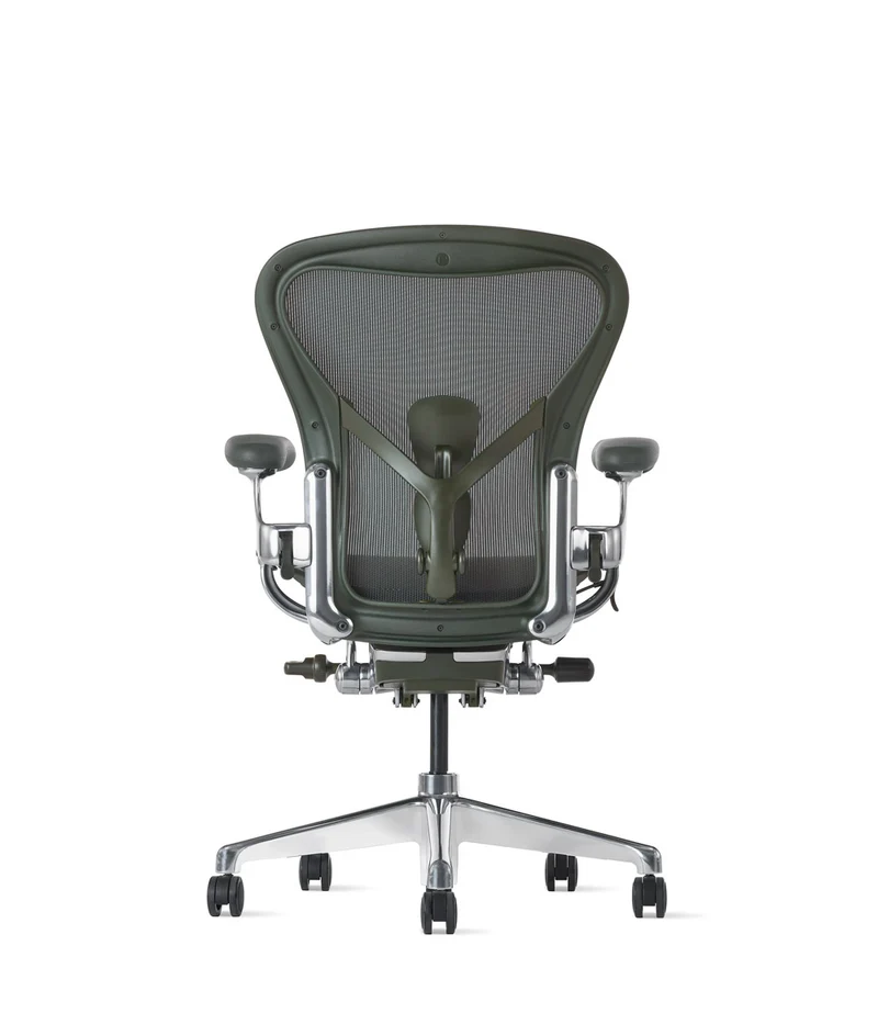 Siège de bureau Aeron* Jasper/Aluminium poli