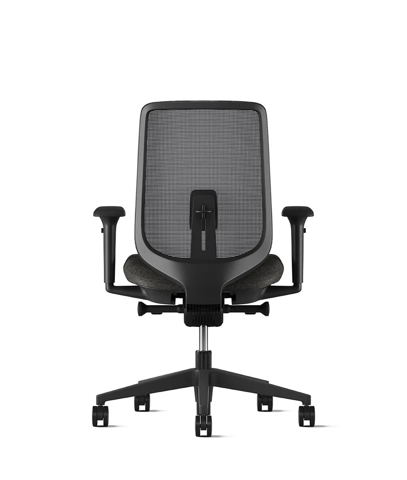 Siège de bureau Verus à dossier Triflex en Dark Carbon/Kingsmead
