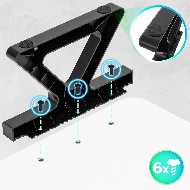 Duronic DM06-2 WE Support pour Deux moniteurs en MDF 82 x 30 cm Rehausseur d’écran d’Ordinateur Portable LCD LED TV pour 1 ou 2 écrans de 13,5cm Espace de Travail Ergonomique avec Rangement