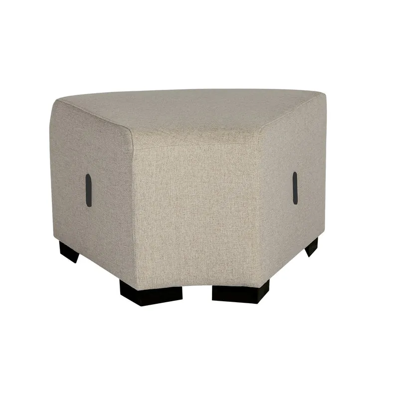 Pouf Angulaire Hizia - Beige Sahara