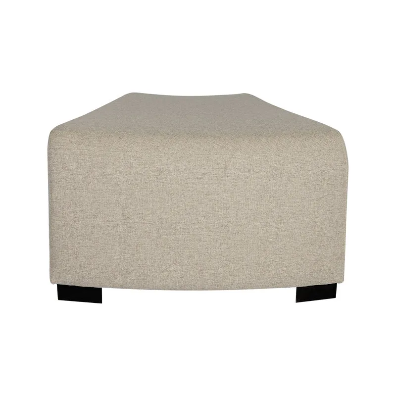 Pouf Angulaire Hizia - Beige Sahara