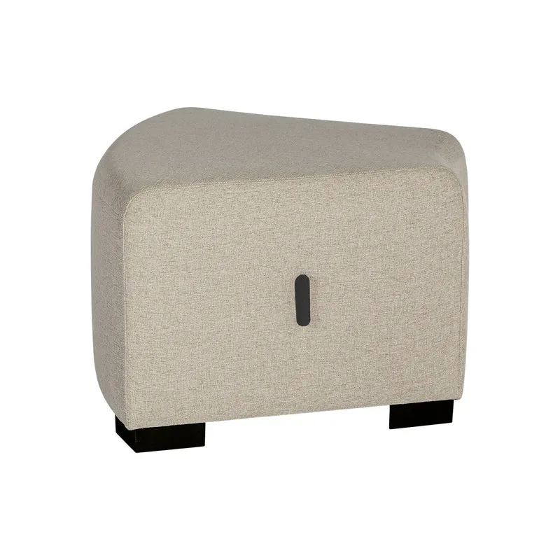 Pouf Angulaire Hizia - Beige Sahara