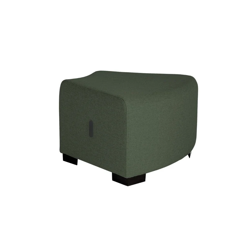 Pouf Angulaire Hizia - Vert Forêt