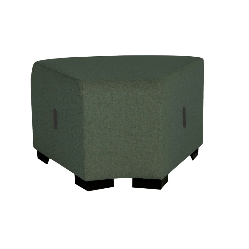 Pouf Angulaire Hizia - Vert Forêt