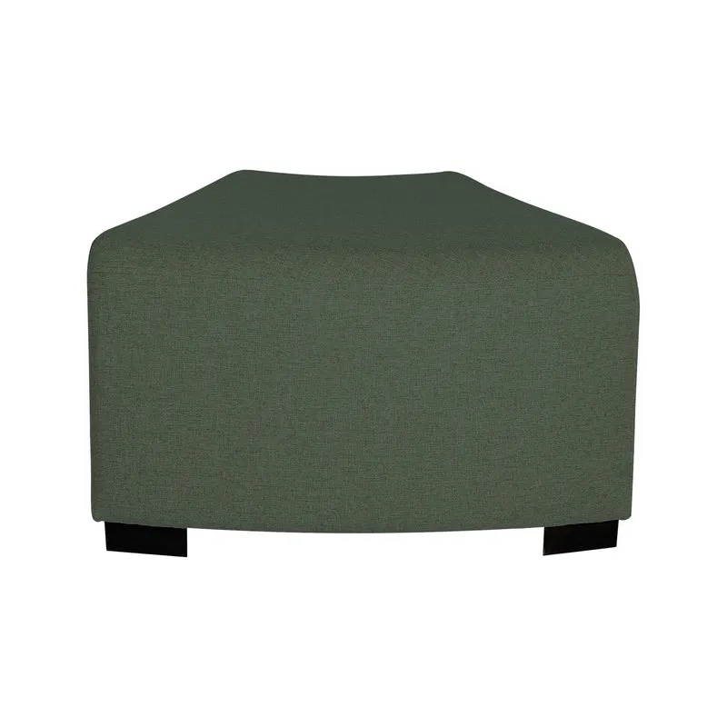Pouf Angulaire Hizia - Vert Forêt