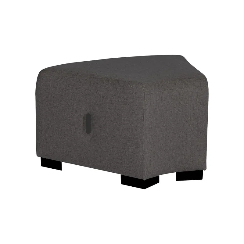 Pouf Angulaire Hizia - Gris Anthracite