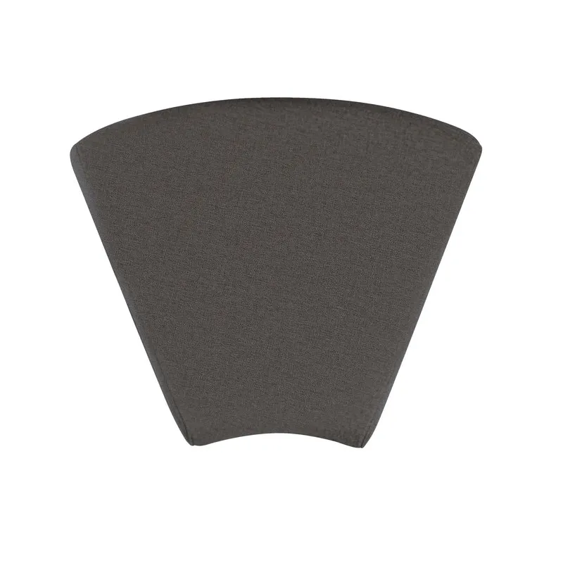 Pouf Angulaire Hizia - Gris Anthracite