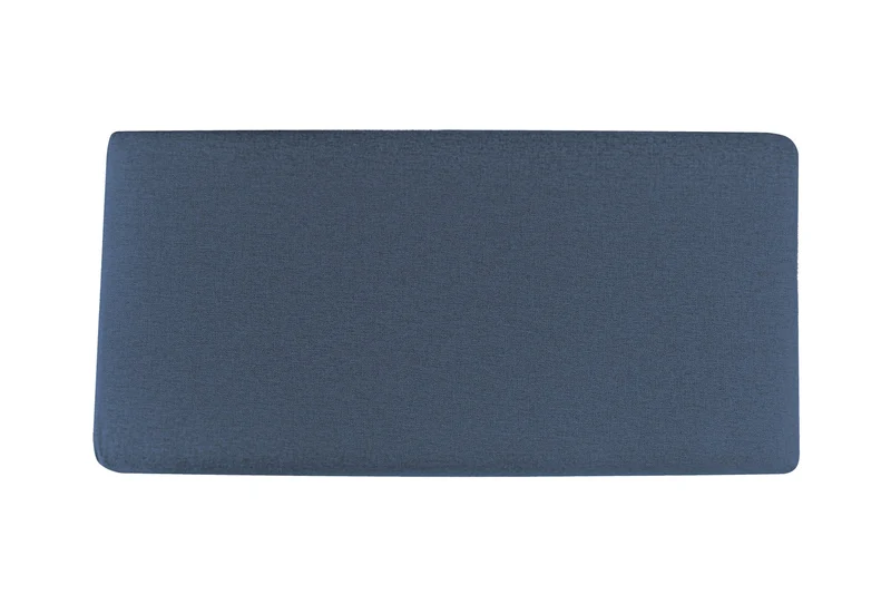 Pouf 2 Places Hizia - Bleu Denim