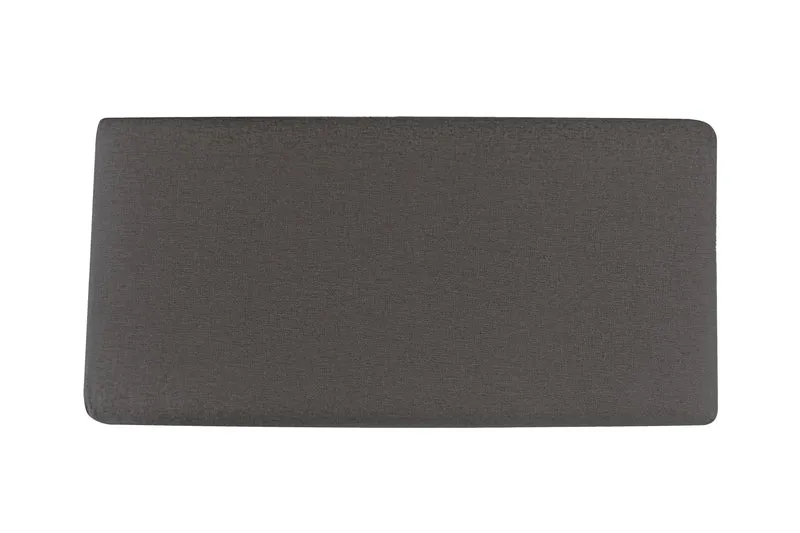 Pouf 2 Places Hizia - Gris Anthracite