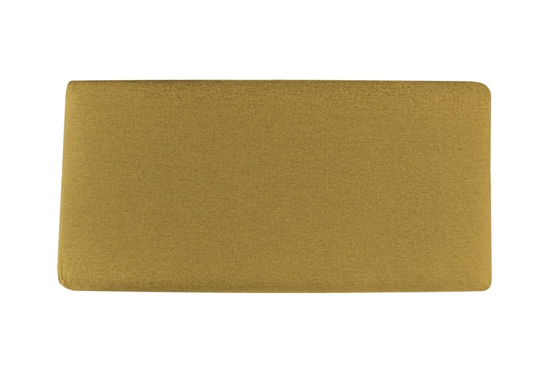 Pouf 2 Places Hizia - Jaune Safran