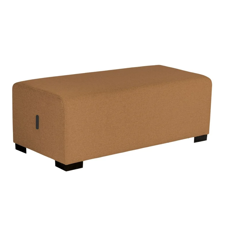 Pouf 2 Places Hizia - Terre de Sienne