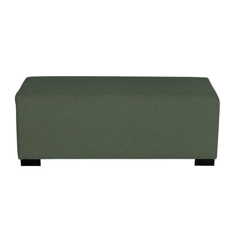 Pouf 2 Places Hizia - Vert Forêt