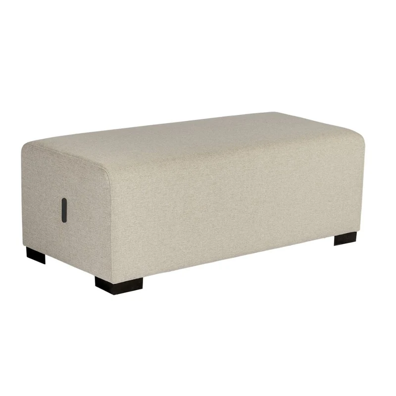 Pouf 2 Places Hizia - Beige Sahara