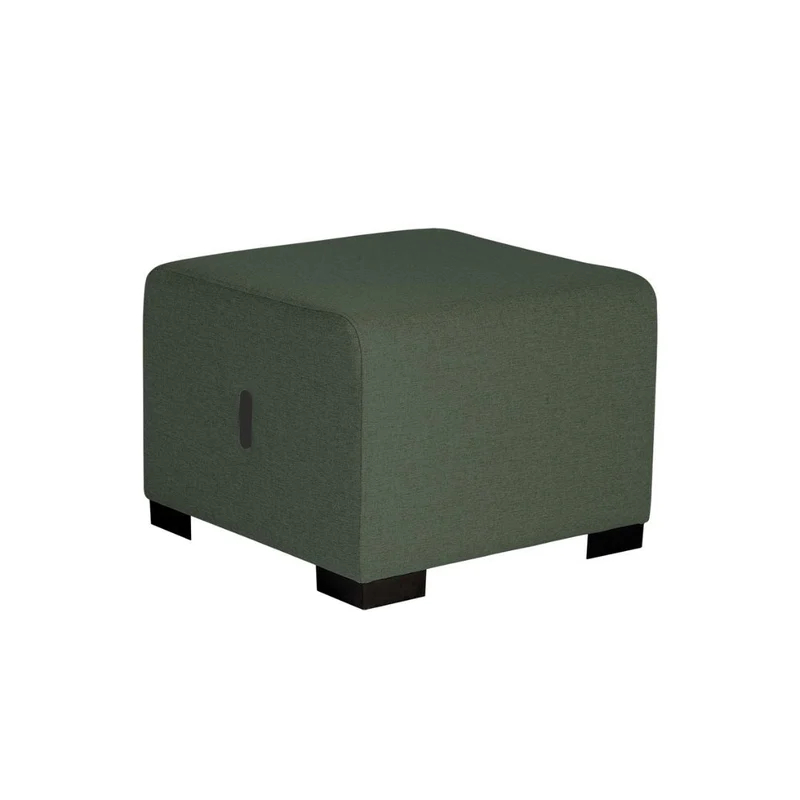 Pouf 1 Place Hizia - Vert Forêt