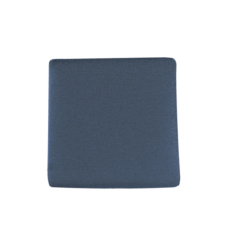 Pouf 1 Place Hizia - Bleu Denhim