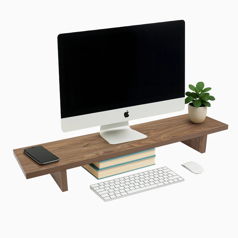 Almost Perfect Desky Minimal Monitor Stand