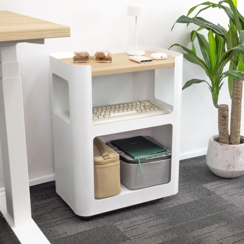 Desky Minimal Open Mobile Pedestal