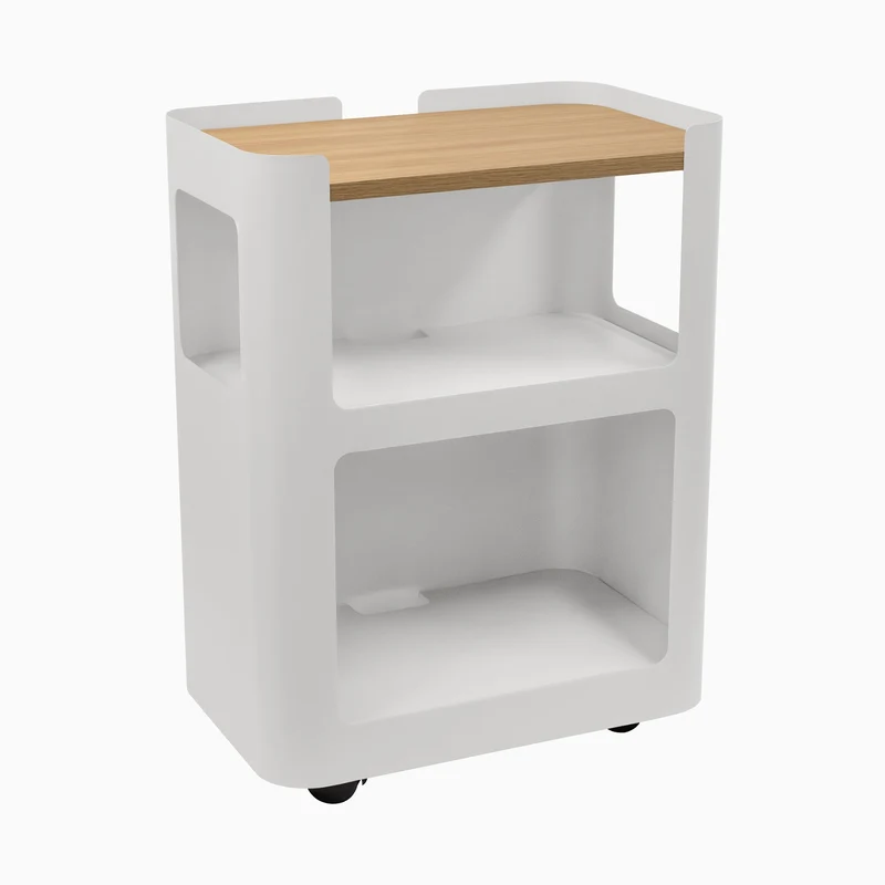 Desky Minimal Open Mobile Pedestal