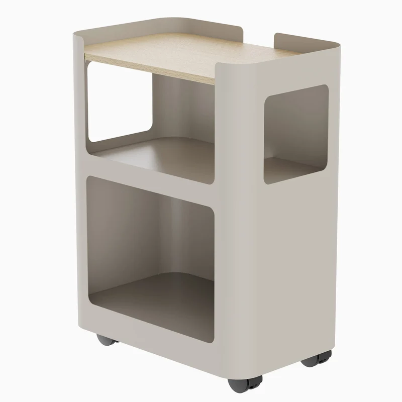 Desky Minimal Open Mobile Pedestal