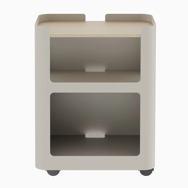 Desky Minimal Open Mobile Pedestal