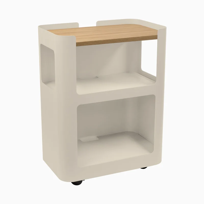 Desky Minimal Open Mobile Pedestal