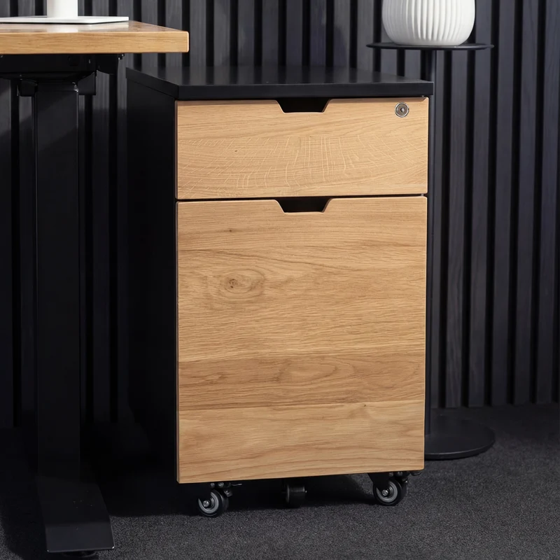 Desky Wooden Minimal Filing Cabinet