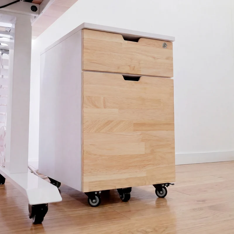 Desky Wooden Minimal Filing Cabinet
