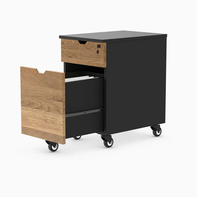 Desky Wooden Minimal Filing Cabinet