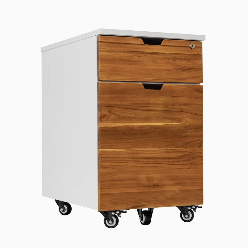 Desky Wooden Minimal Filing Cabinet