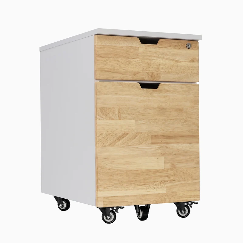 Desky Wooden Minimal Filing Cabinet