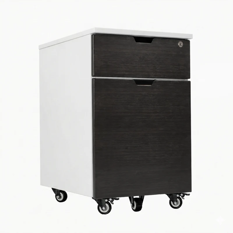 Desky Wooden Minimal Filing Cabinet