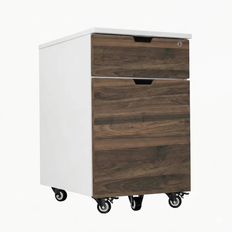 Desky Wooden Minimal Filing Cabinet