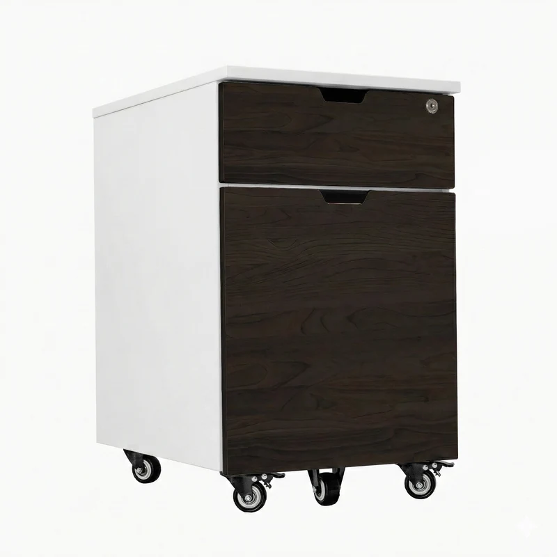 Desky Wooden Minimal Filing Cabinet