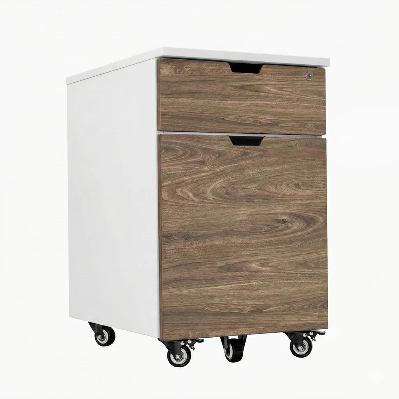 Desky Wooden Minimal Filing Cabinet