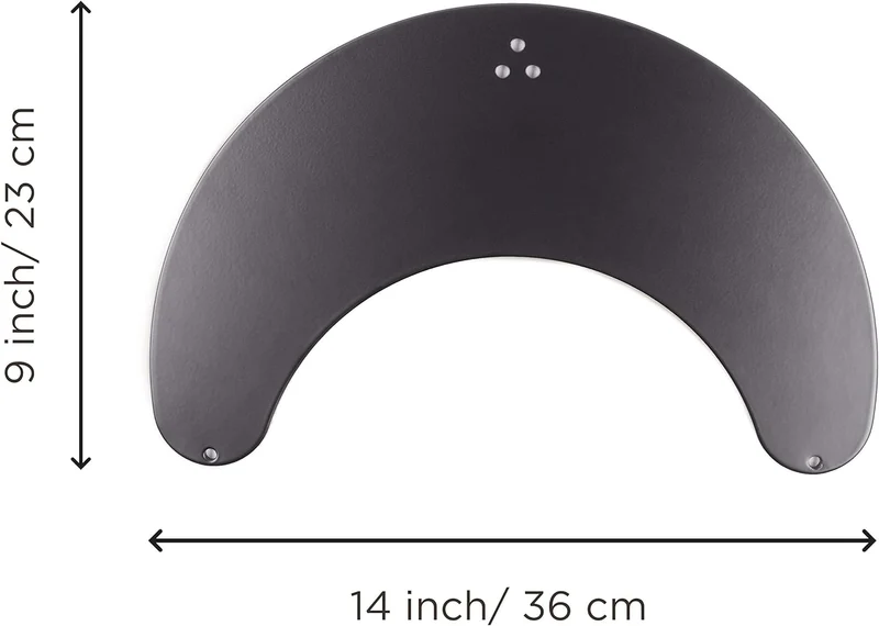 Duronic DM25D STAND Socle pour Potence Se Fixe aux poteaux Duronic DM15 DM25 DM35 DM453 Base Plate Autonome pour Bureau Robuste Solution d'installation Alternative à Pince ou grommet de fixation