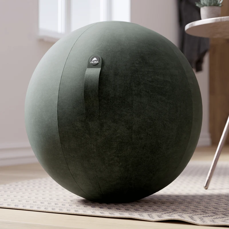 Swiss Ball Velours Vert