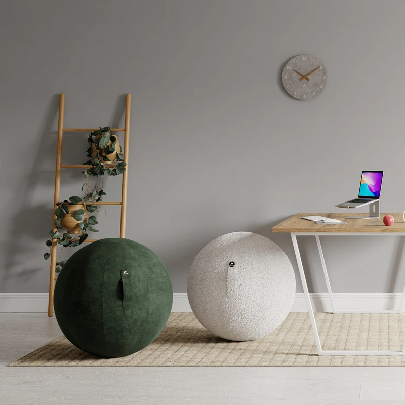 Swiss Ball Velours Vert