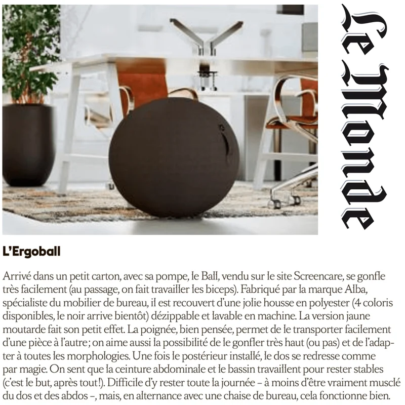 Swiss Ball Velours Vert