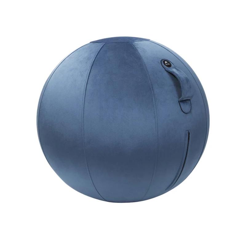 Swiss Ball Velours Bleu