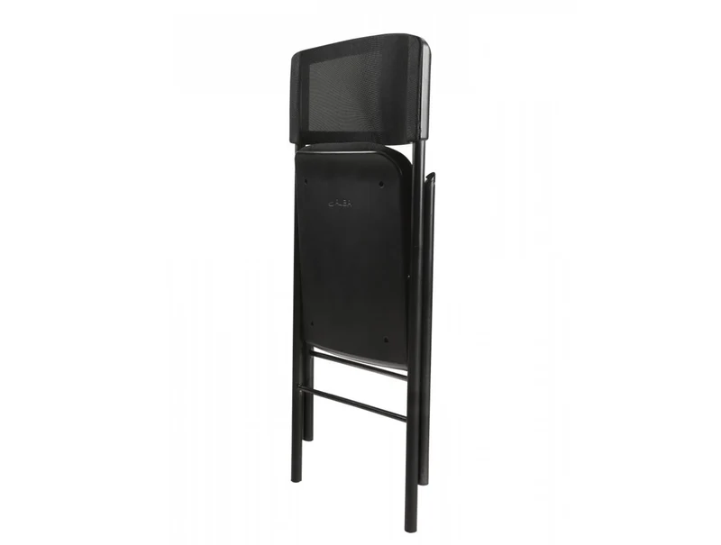 Lot de 2 Chaises Pliantes Confortables - Noires