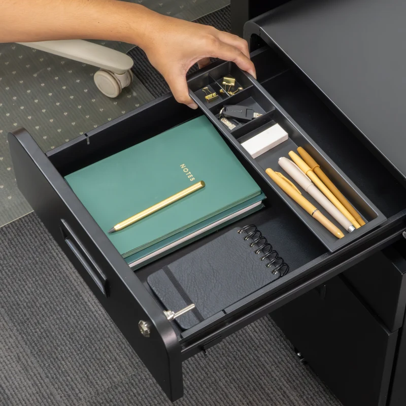 Desky 3 Drawer Mobile Filing Cabinet