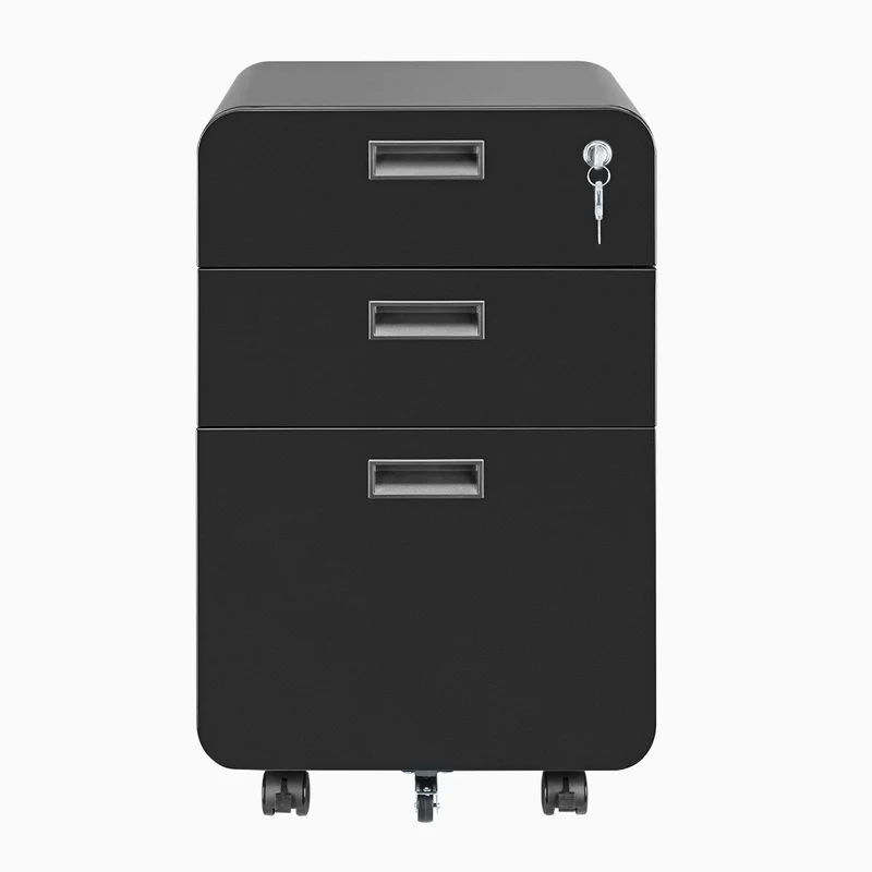 Desky 3 Drawer Mobile Filing Cabinet