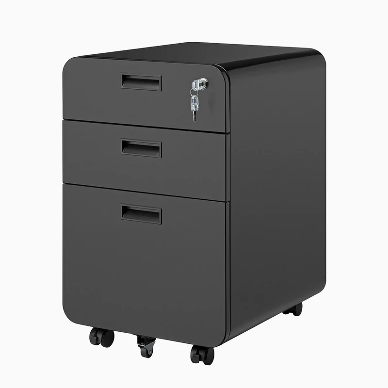 Desky 3 Drawer Mobile Filing Cabinet
