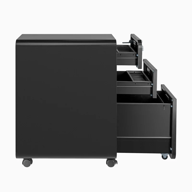 Desky 3 Drawer Mobile Filing Cabinet