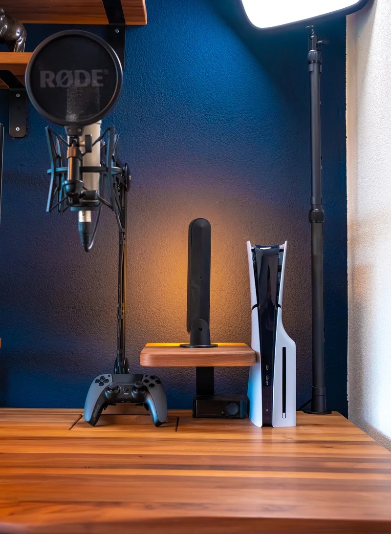 Walnut standing desk