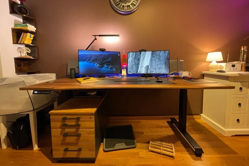 Walnut desk top