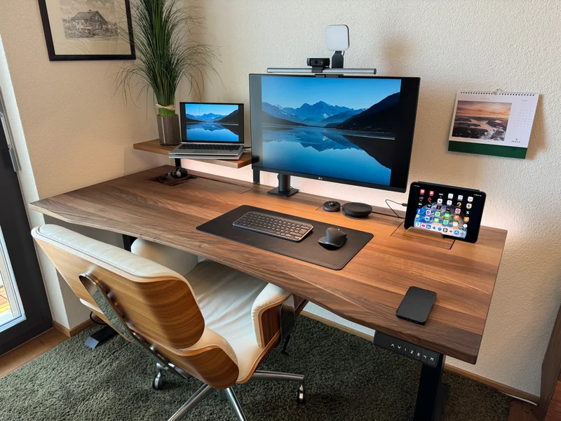 Notebook and tablet holder